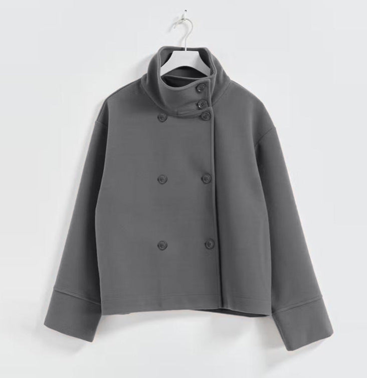 Stand Collar Button Jacket PrimeNest