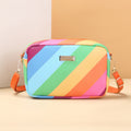 Retro Rainbow Crossbody Camera Bag PremiumNest