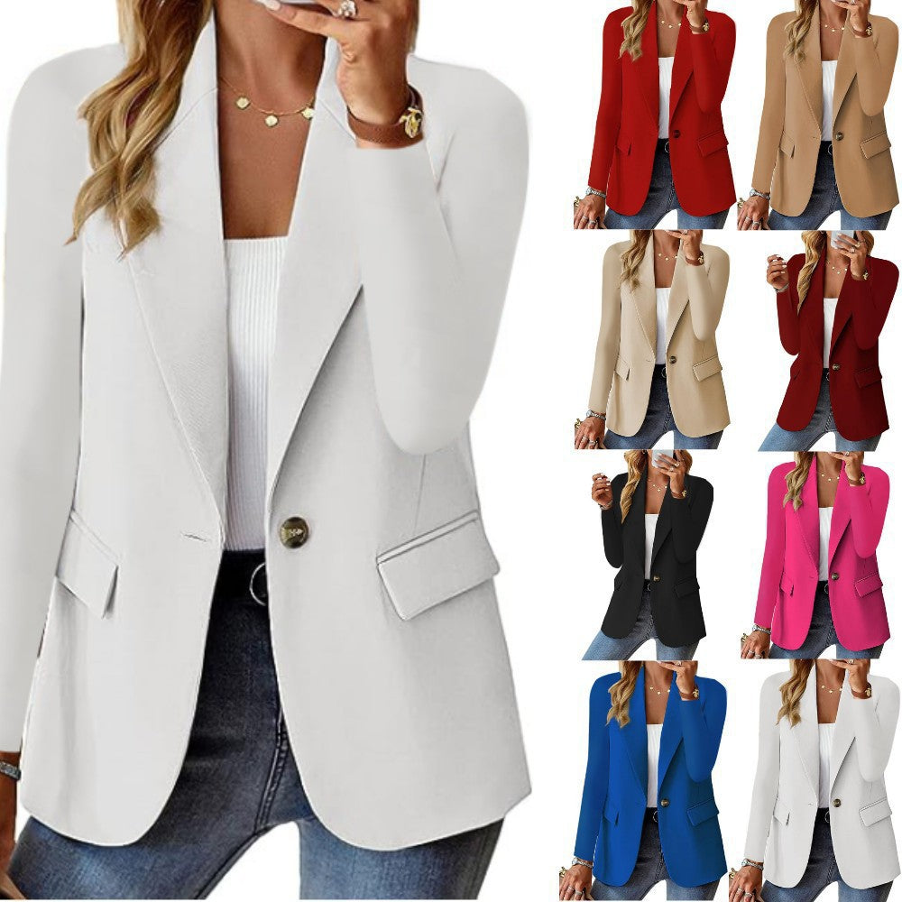 Solid-color small suit jacket PrimeNest