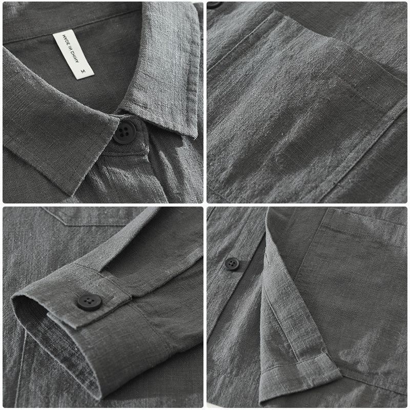 Lapel long-sleeved shirt coat PremiumNest
