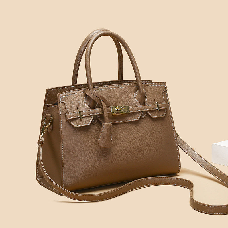 Women's Single Shoulder Crossbody Bag with Lychee Pattern PremiumNest