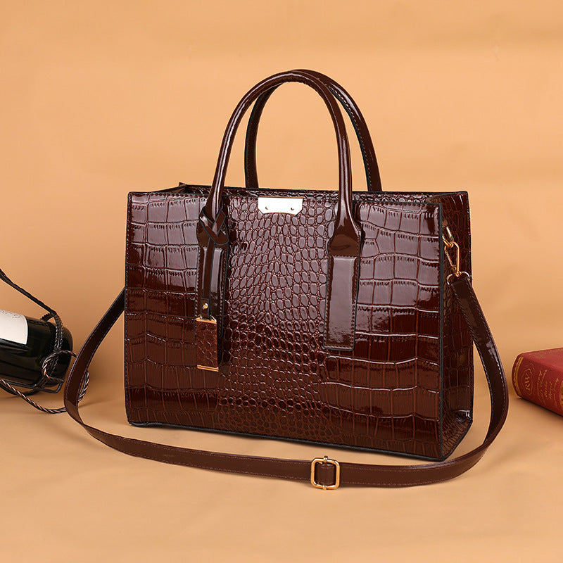 Crocodile Pattern Women's Tote Bag PrimeNest