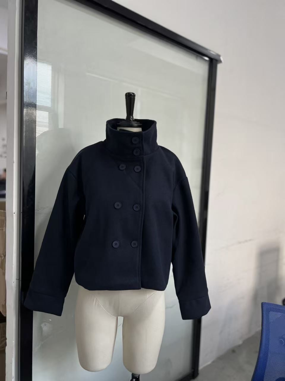 Stand Collar Button Jacket PrimeNest