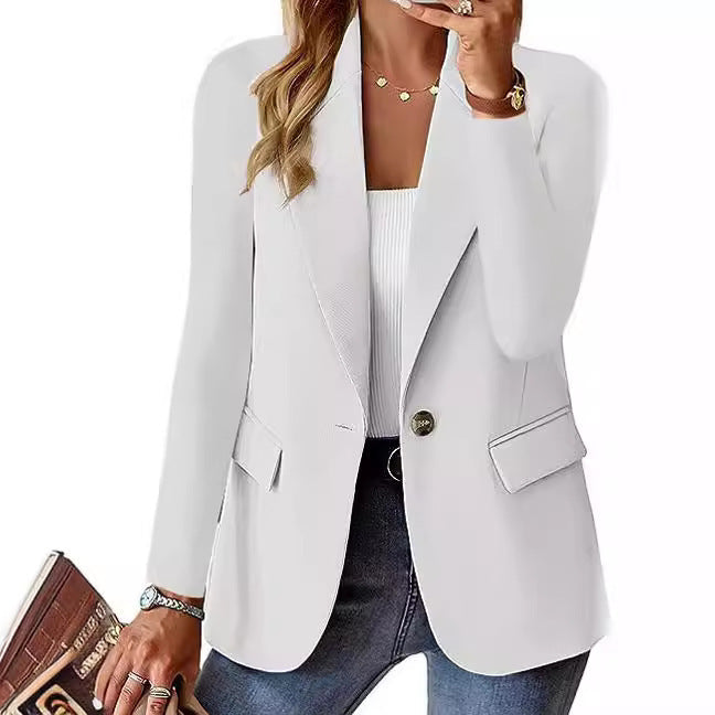 Solid-color small suit jacket PrimeNest