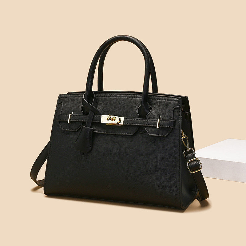 Women's Single Shoulder Crossbody Bag with Lychee Pattern PremiumNest