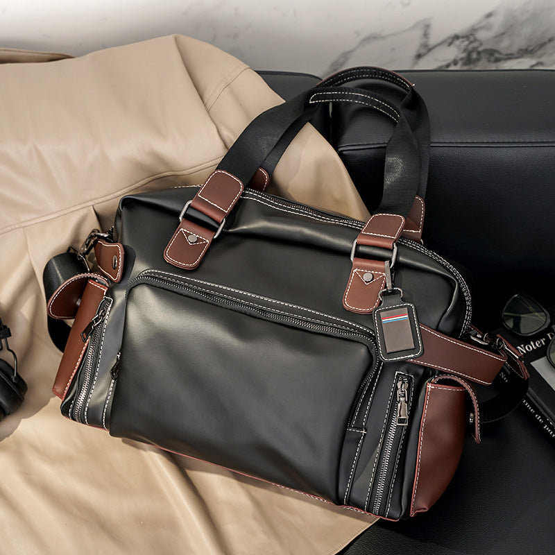 Men Leather Briefcase PremiumNest