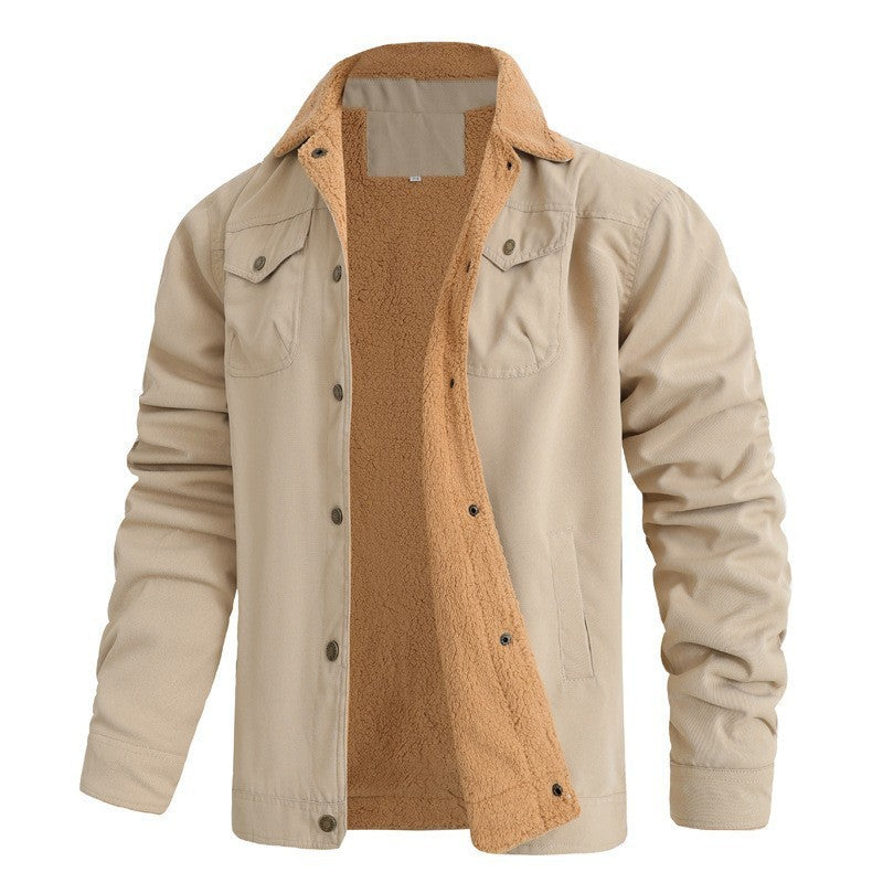 Fleece-lined cotton jacket outerwear PrimeNest