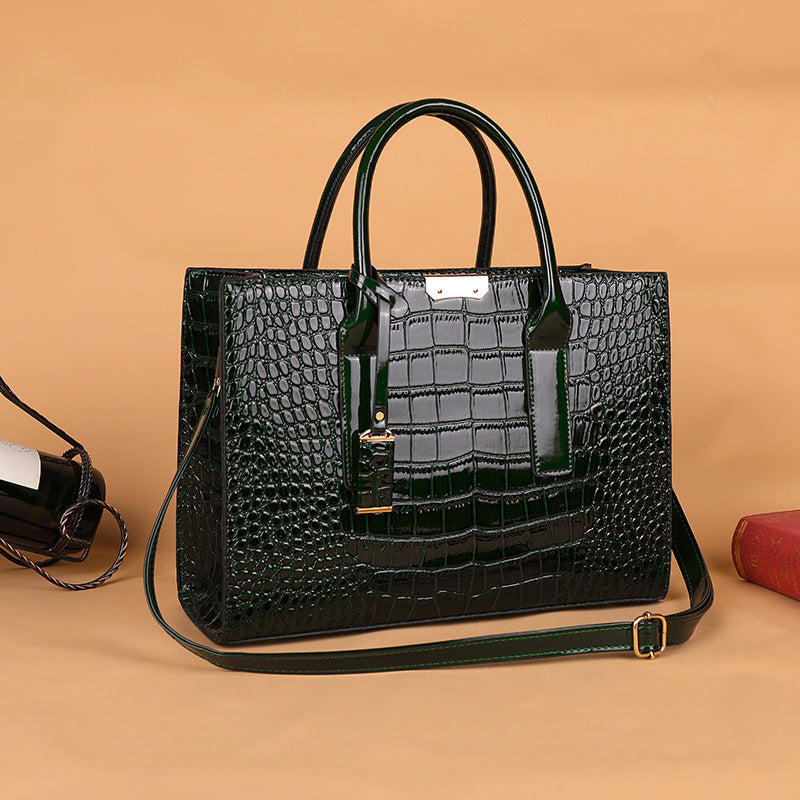 Crocodile Pattern Women's Tote Bag PrimeNest