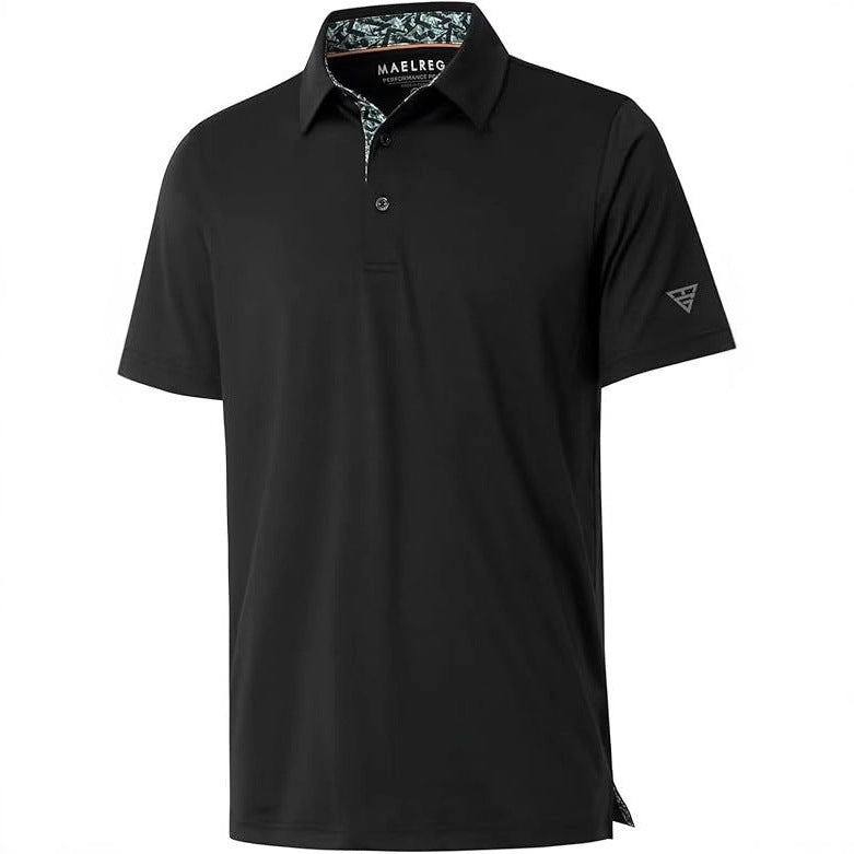 Mens Quick Dry Polo Shirt Short Sleeve Casual PremiumNest