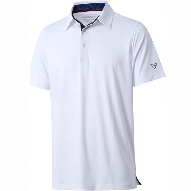 Mens Quick Dry Polo Shirt Short Sleeve Casual PremiumNest
