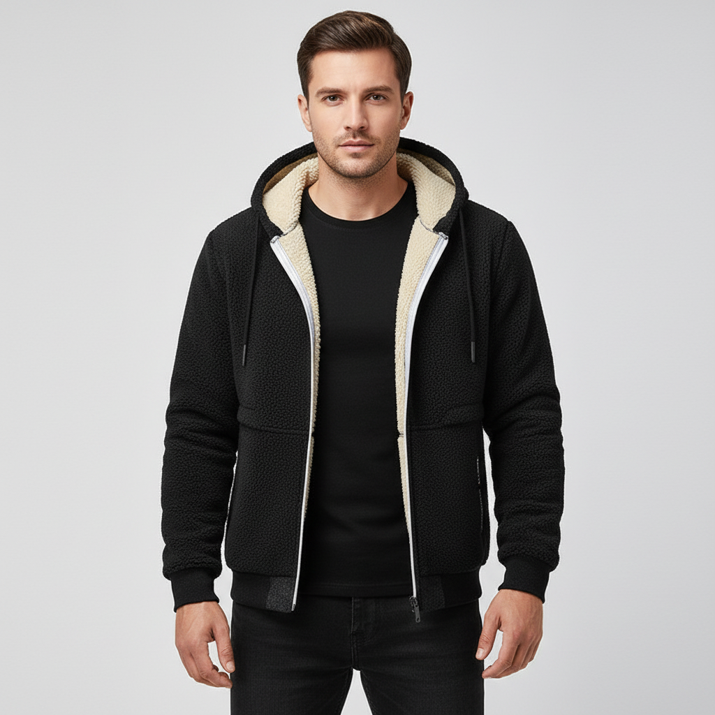 Black Sherpa Jacket