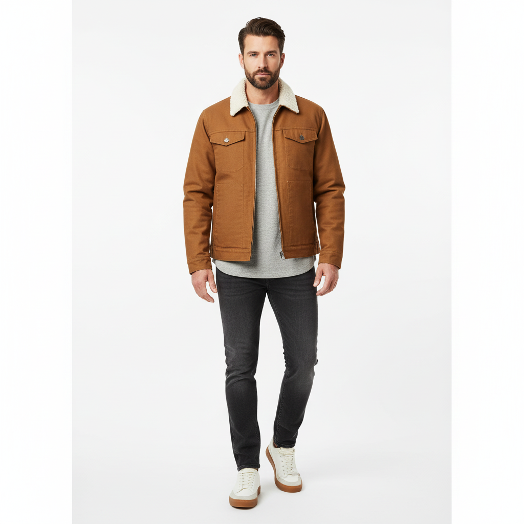 Brown Workwear Jacket