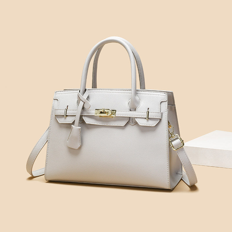 Women's Single Shoulder Crossbody Bag with Lychee Pattern PremiumNest