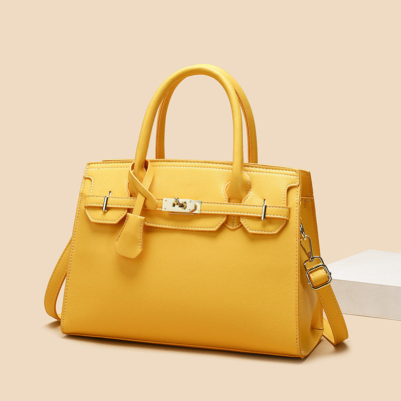 Women's Single Shoulder Crossbody Bag with Lychee Pattern PremiumNest