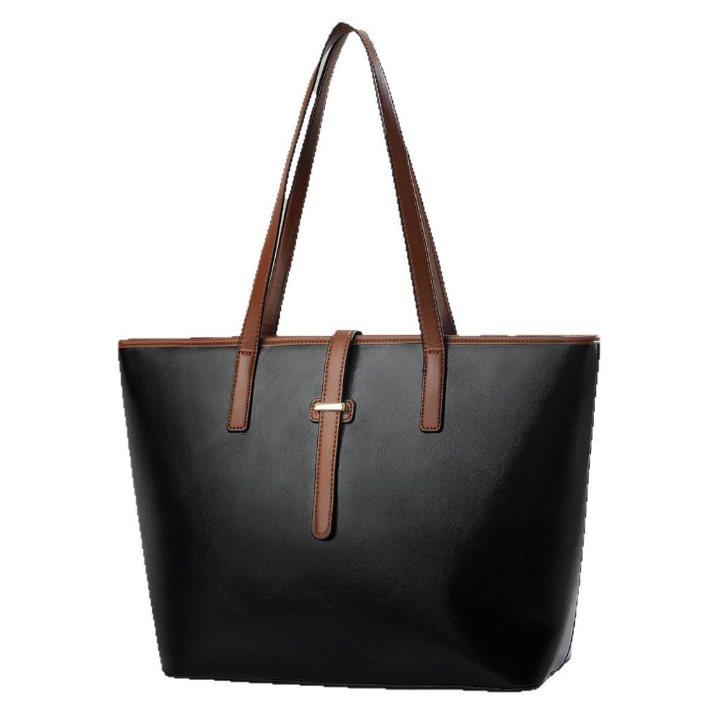 Minimalist PU Tote Bag with Shoulder Strap PremiumNest