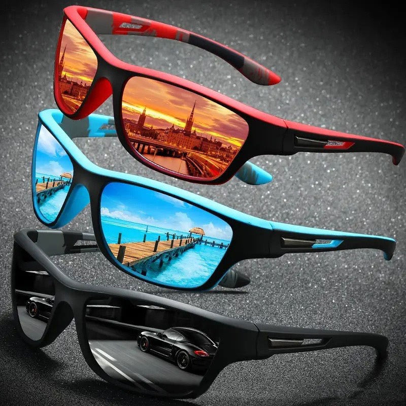 windproof sunglasses running driving men and women tide cross-border riding polarized sports sunglasses PremiumNest