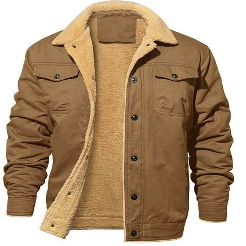 Fleece-lined cotton jacket outerwear PrimeNest