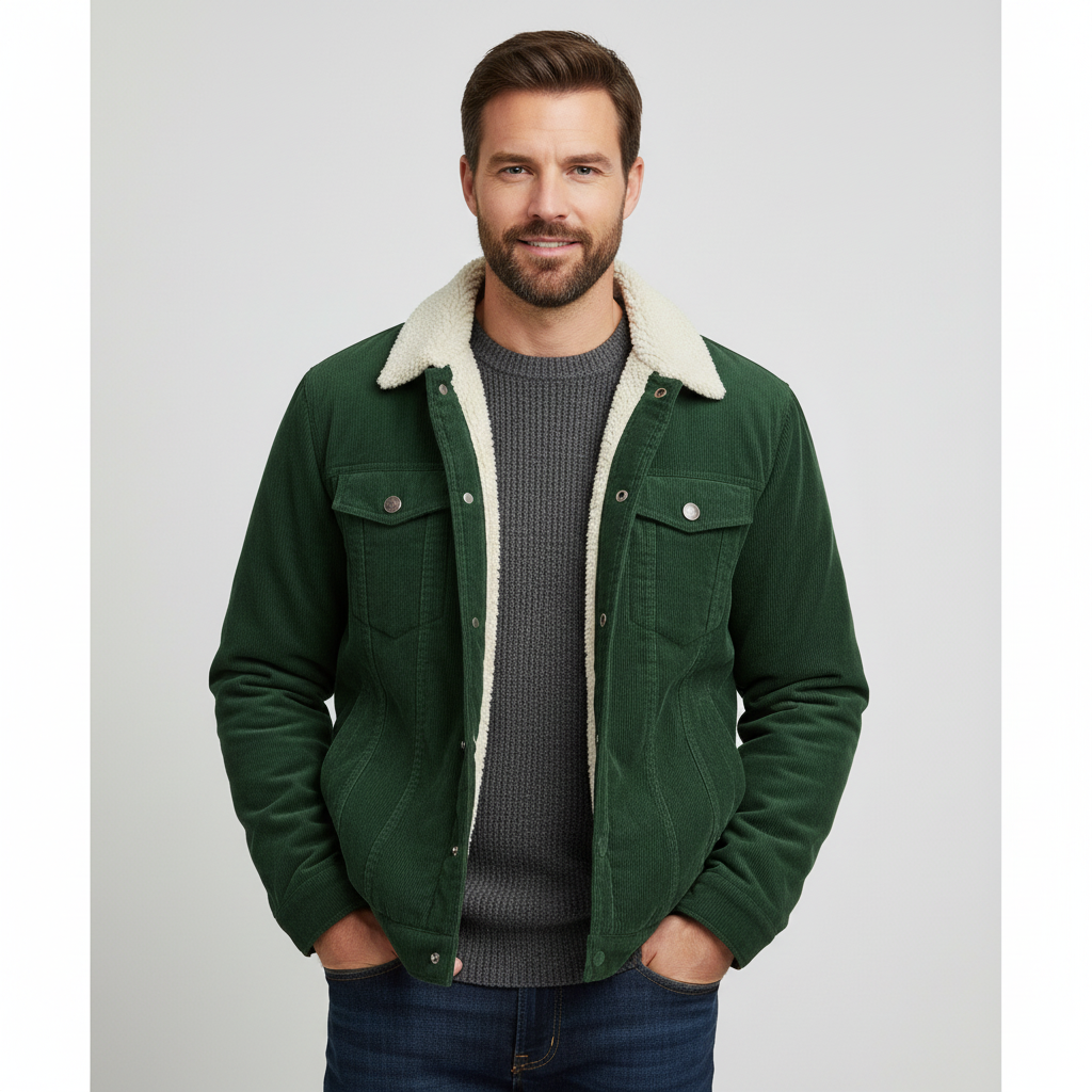 Khaki Corduroy Jacket