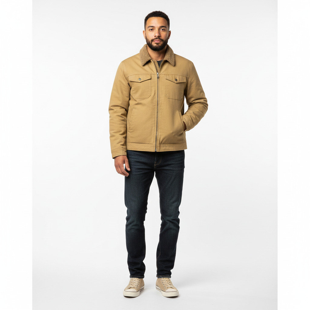 Light Khaki Workwear Jacket