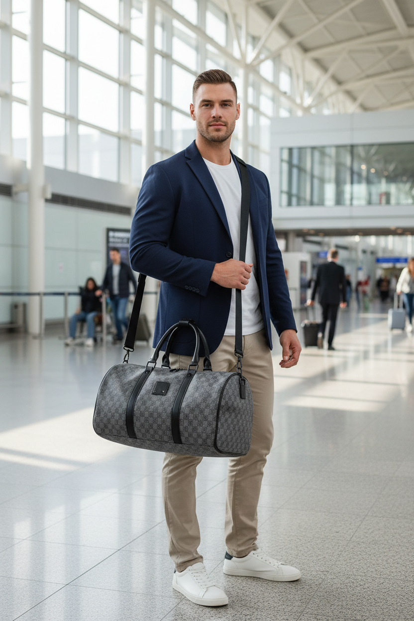 Male Airport Lifestyle
