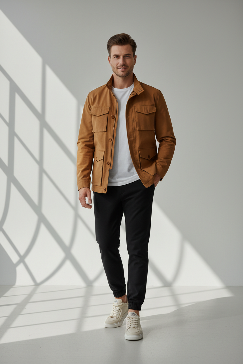 Men's Casual Outfit with Sneakers