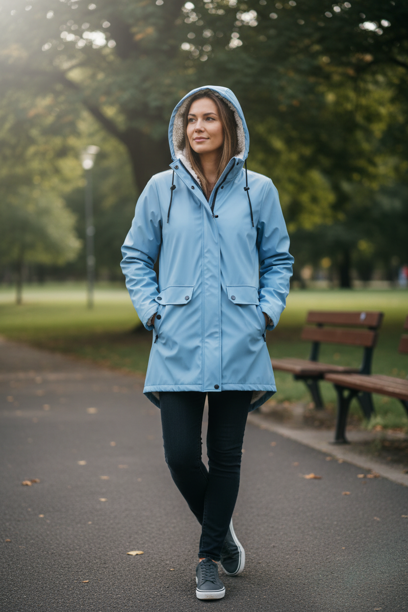 Sky Blue Casual Outdoor