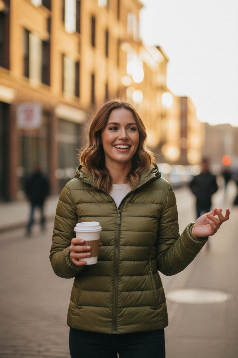 UGC Style Down Jacket Photo