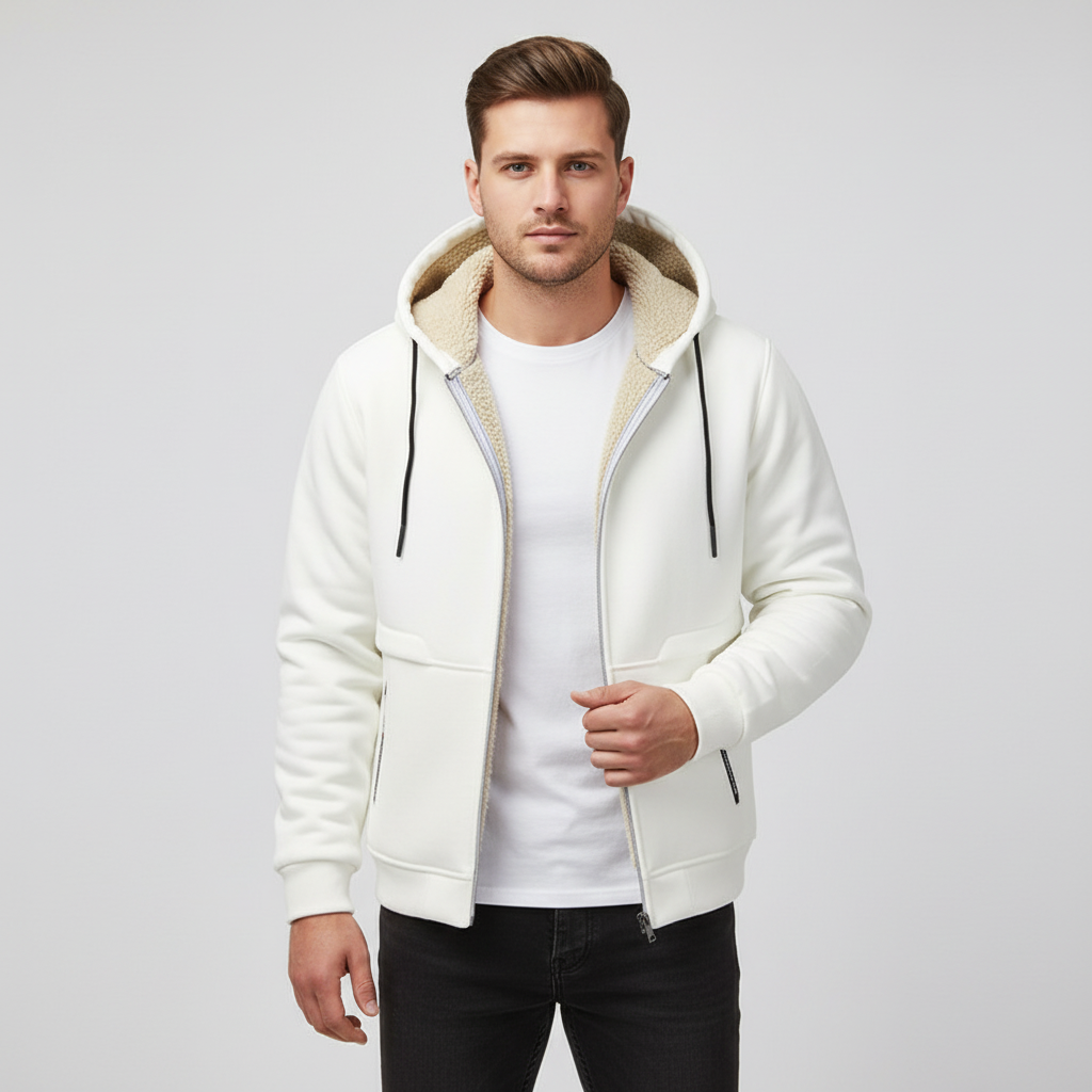 White Sherpa Jacket